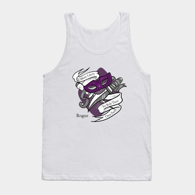 Rogue Scroll Tank Top by HannahPalmerArt